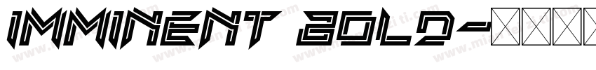 Imminent Bold字体转换